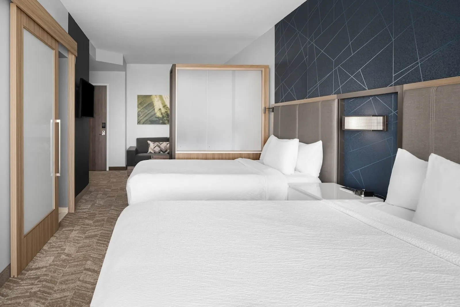 A two-queen suite on the Grand Strand