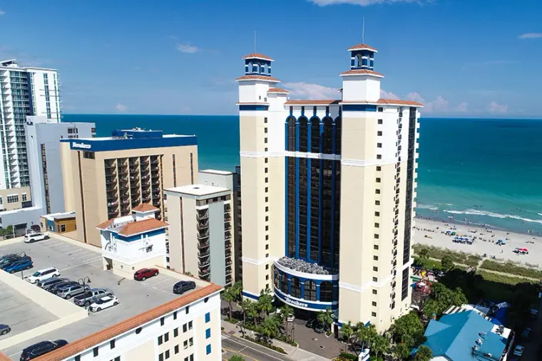 An oceanfront resort on the Grand Strand